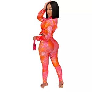 Floral Button Up Set